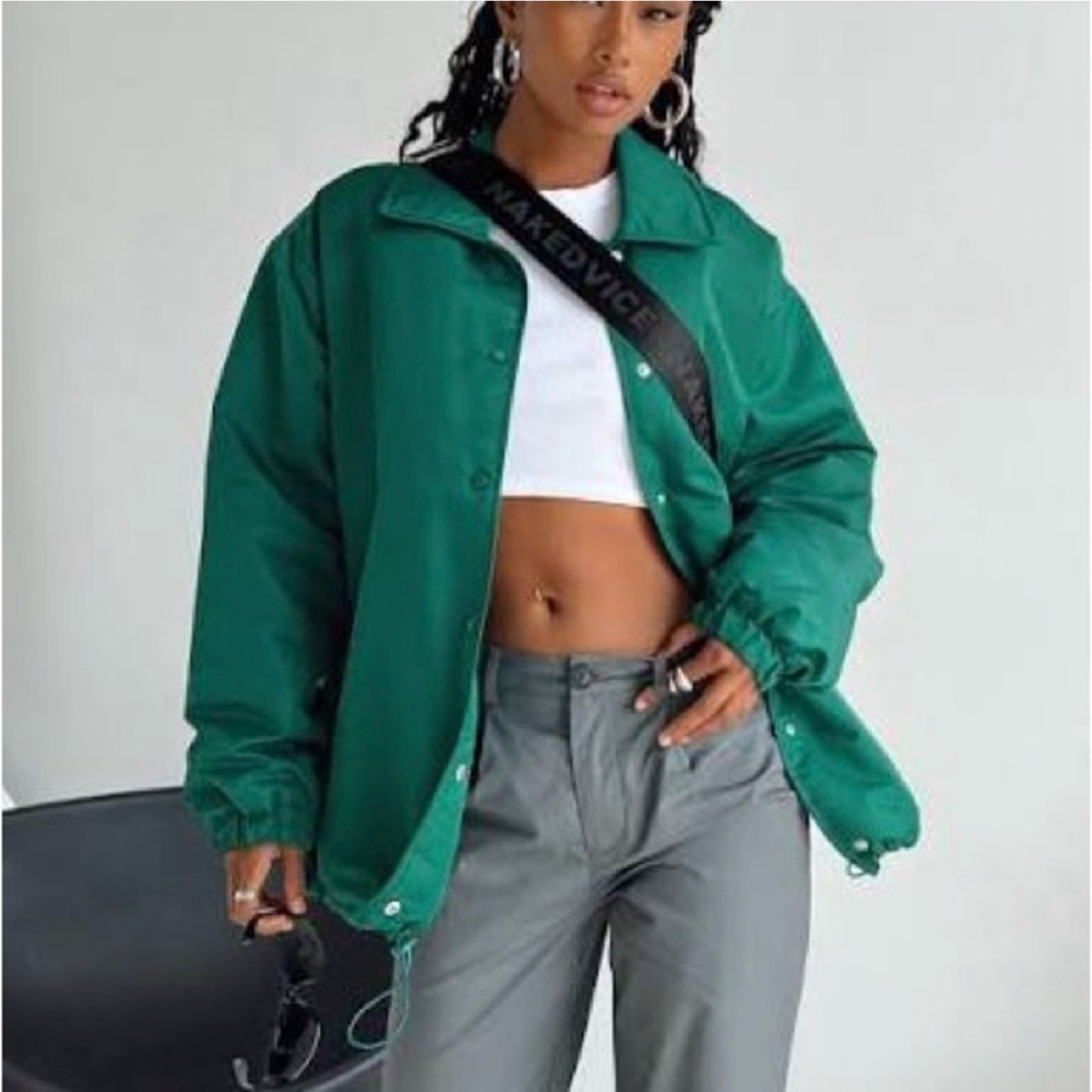 Princess Polly Teal Utility Jacket